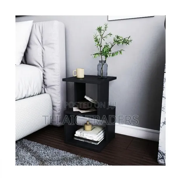 Black Jolly Bedside Stand - 1