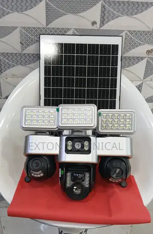 High Definition 4G Solar PTZ Camera with Floodlight