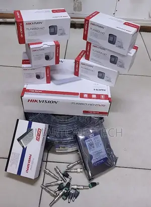 6CH Hikvision CCTV Camera Kit - 2MP 1080P HD Surveillance