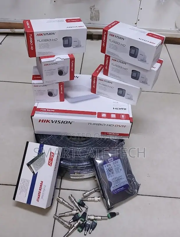 Hikvision 6-Camera 1080P HD CCTV Security Kit - 1