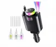 RGB LED Aromatherapy Car Charger with Retractable Cable - 1