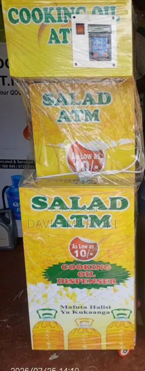 Automatic Cooking Oil Refill ATM Machine