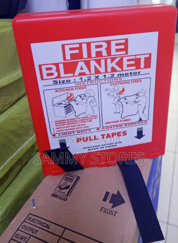 Vigil Products Fire Blanket ya Jikoni 1.2m x 1.2m - 1