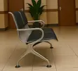 2-Link Office Bench - Black Faux Leather - 3