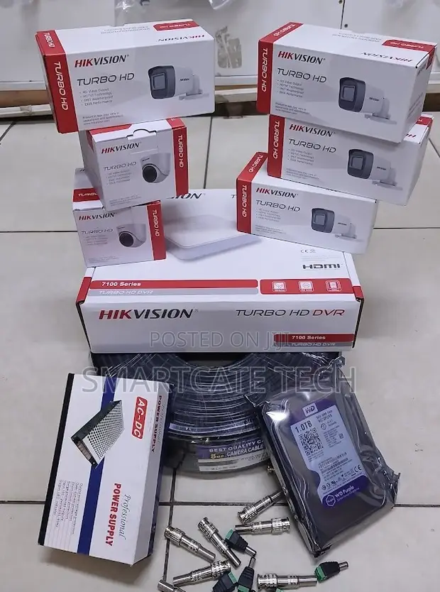 Hikvision 6-Camera CCTV Surveillance Kit - 2MP Full HD - 1