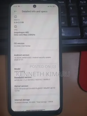 Xiaomi 12 128GB Black