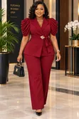 Elegant Ladies 2-Piece Trouser Suit - 1