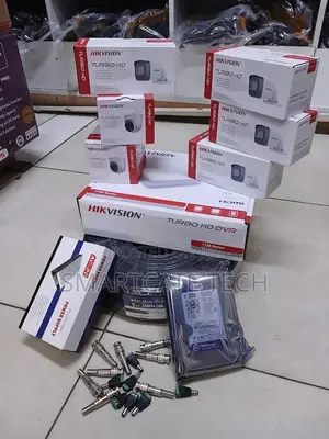 Hikvision 6-Camera CCTV Kit - 2MP 1080P HD Usalama