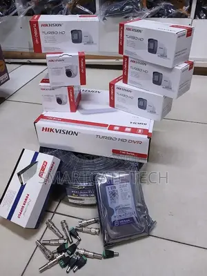 6 Camera Hikvision CCTV Kit - 2MP HD 1080P Security System