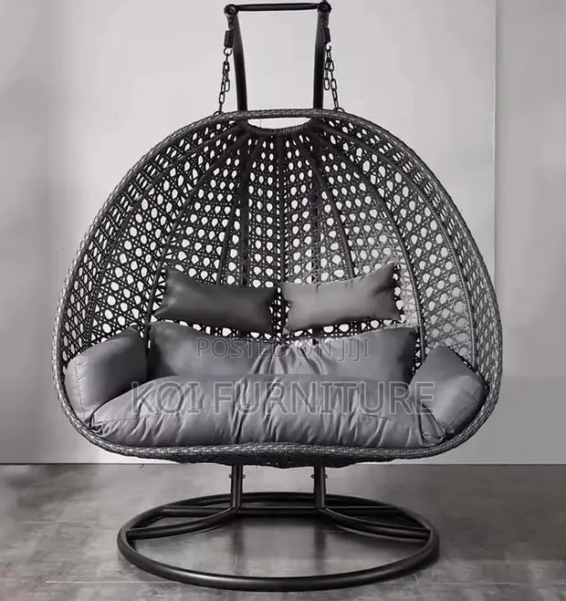 Rattan Hanging Chair - 2 Seater - 1