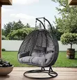 Rattan Hanging Chair - 2 Seater - 5