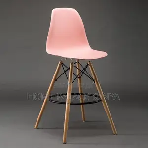 Comfortable Pink Bar Stool for Kitchen Islands & Counters