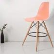 Comfortable Pink Bar Stool for Kitchen Islands & Counters - 3