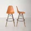 Comfortable Pink Bar Stool for Kitchen Islands & Counters - 4