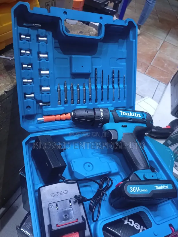 Brand New 36V Makita Cordless Drill Set - 1