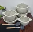 Laky Rain LRA-12 12-Piece Granite Cookware Set - 3