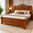 RegalCraft 5x6 Wooden Bed - 2