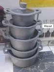 Lucky Rain 10pcs Nonstick Granite Cookware Sufuria Set - 1