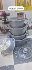 Lucky Rain 10pcs Nonstick Granite Cookware Sufuria Set - 2