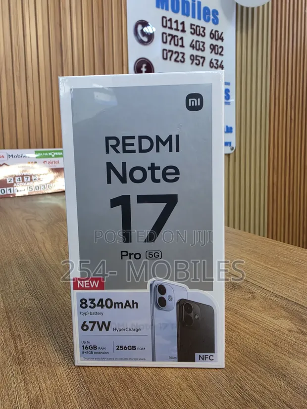 New Xiaomi Redmi Note 17 Pro 256GB Black - 1