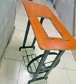 Vintage-Style Mechanical Treadle Sewing Machine Table - 1