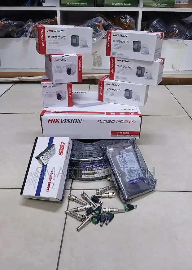 Hikvision 2MP 1080P CCTV Kit - 6 Cameras - 1