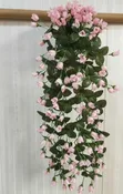 Artificial Hanging Rose Flower Vine - Indoor/Outdoor Decoration - 2