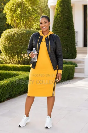 2-Piece Tracksuit Dress: Jacket + Dress