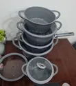 Lucky Rain LRY-10 10-Piece Granite Cookware Set - 3