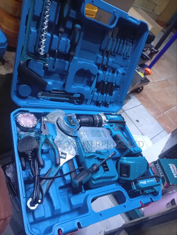 Most Selling Makita Heavy Duty Drill Set 117 Piece - 1
