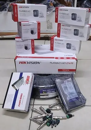 6PCS Hikvision 2MP 1080P HD CCTV Security Camera Kit