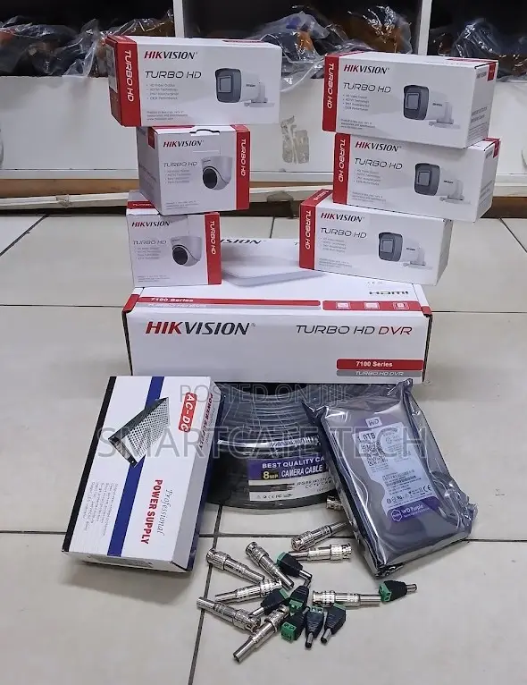 Hikvision 6-Camera 2MP Full HD 1080P mfumo wa Ulinzi - 1