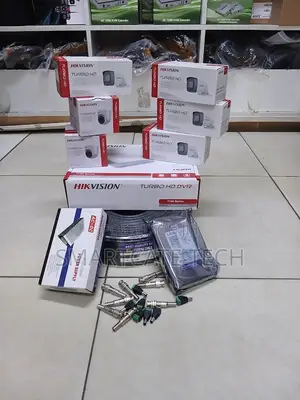 Kompleti Kamili ya CCTV ya Kamera 6 za Hikvision - 1080P HD