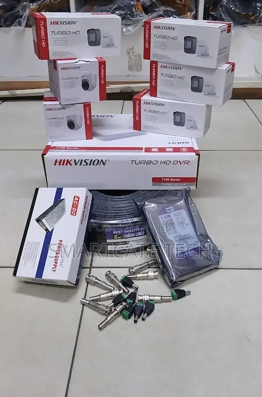 Kifurushi cha Kamera za CCTV Hikvision - Kamera 6, 1080P HD - 1