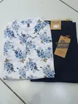 Matching Official Khaki Trousers & Silk Shirt Set - 2