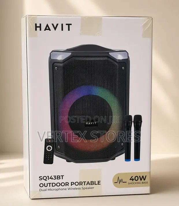 HAVIT Outdoor RGB Bluetooth Speaker - SQ143BT - 1