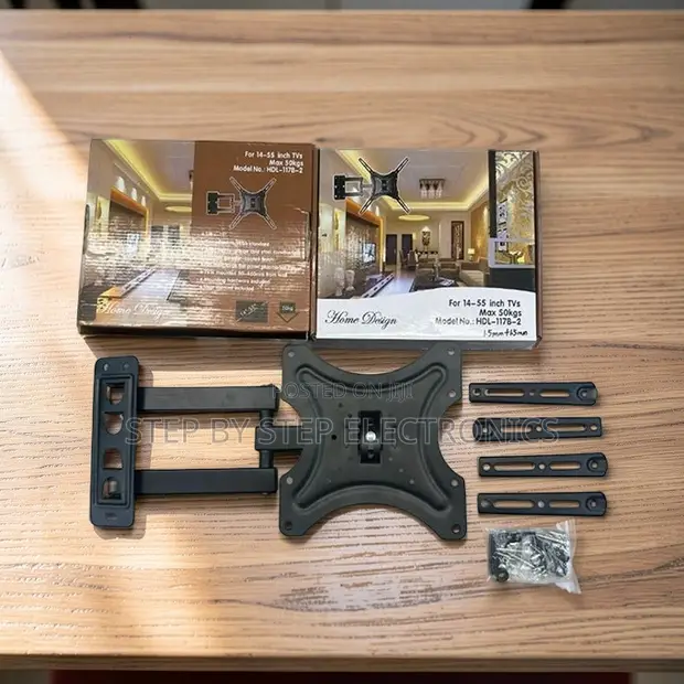 Full Motion TV Wall Mount 14-55 Inch Swivel Rotating - 1