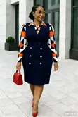 Kanzu ya Blazer Isiyo Na Mikono Juu Ya Blouse - 3