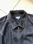 Thrifted Black Denim Jacket - 2