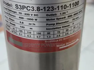 Solar Submersible Pump 123m