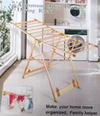 Heavy-Duty Aluminium Alloy Clothes Drying Rack - Foldable - 3