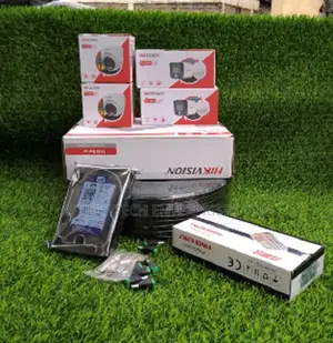 Hikvision 4 Channel CCTV Kit with 4 Cameras