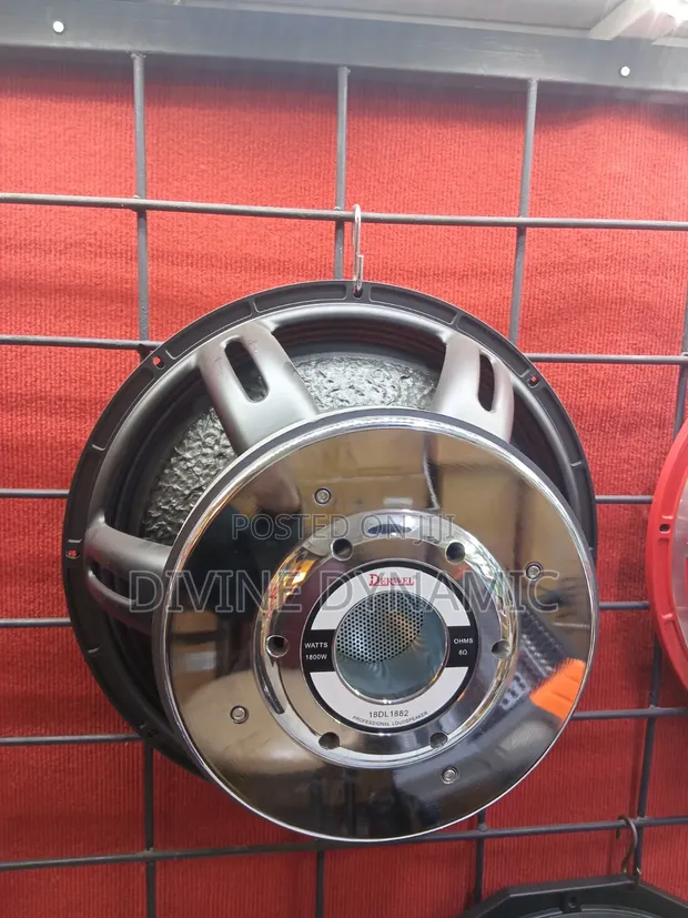 Derwel 18-Inch 18DL 1882 Bass Speaker 1800W - 1