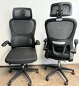 Kiti cha Ofisi cha Modernspace High Back - Nyeusi - 2