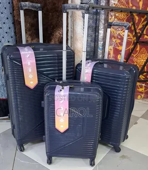 3-in-1 Unbreakable Rubber Suitcase Set