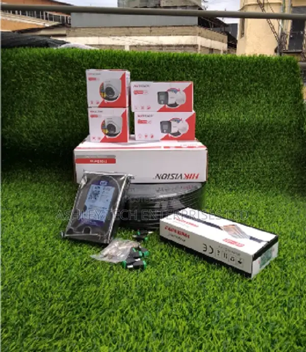Hikvision 4CH CCTV Camera Kit - 1080p Full HD Security System - 1