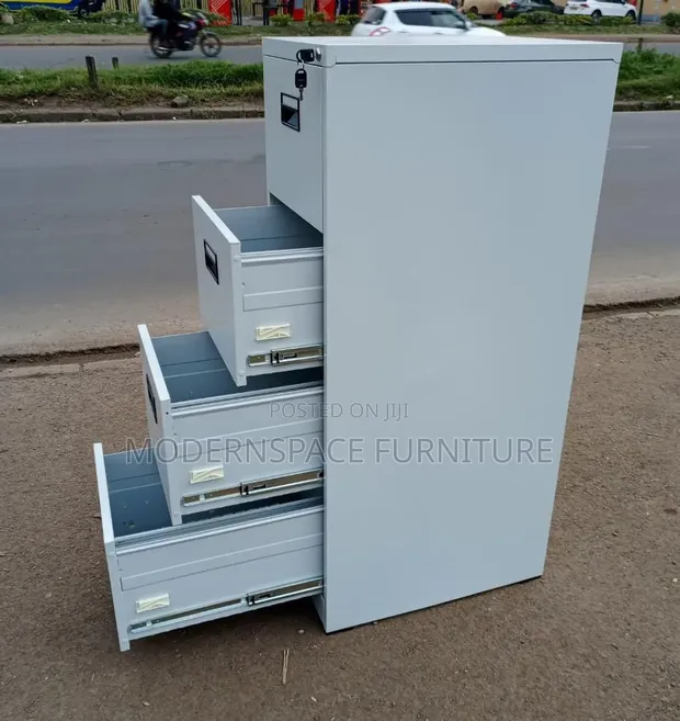 Boss Office Products Kabati la Metal la Droo 4 za Faili - 1