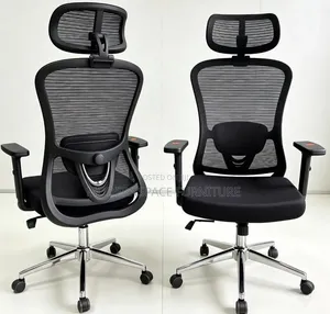 Kiti cha Ofisi cha Ergonomic - Nyeusi, Kipya Kabisa