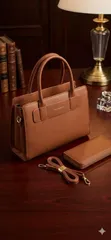 Fairy Dance Office Leather Handbag - 1