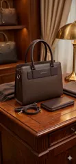 Fairy Dance Office Leather Handbag - 2